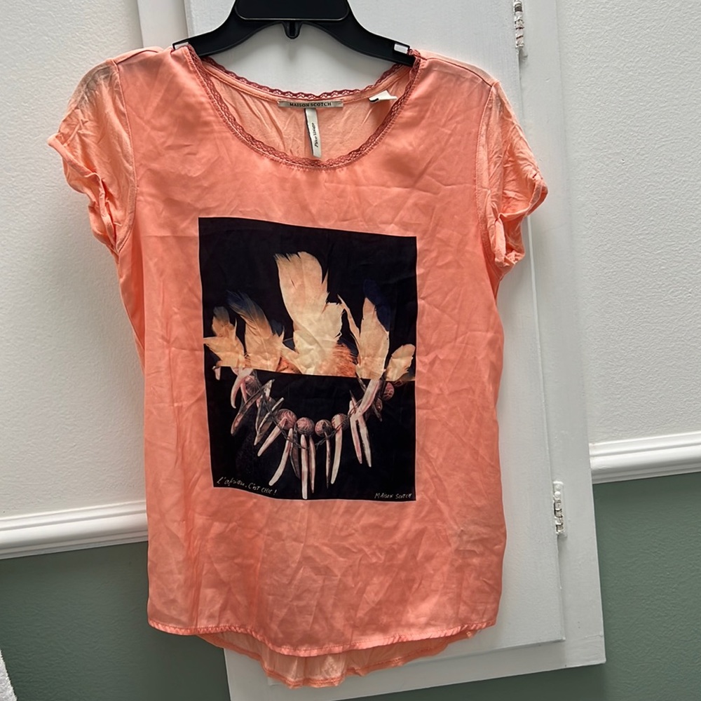 Maison scotch and soda tee shirt size 1